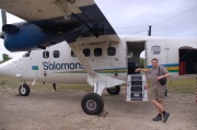W Salomona - samolot